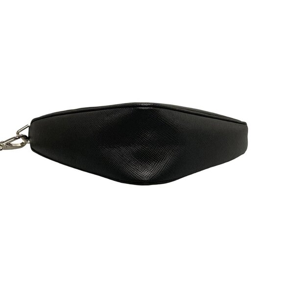 Auth PRADA - 2NE054 Black Saffiano Leather Clutch Bag - Picture 11 of 16